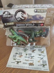 JURASSIC WORLD MINIS SERIE 2 NUEVA CAJA ABIERTA SINOTYRANNUS, KAPROSUCHUS - Imagen 1 de 3
