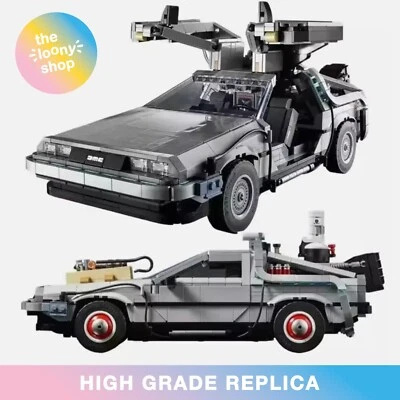 *NEW* MOC 10300 Back to the Future Time Machine Building Blocks ICONS 1872pcs - Image 1 of 4
