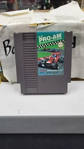 R.C. PRO-AM NINTENDO NES VIDEO GAME NO BOX OR MANUAL AUTHENTIC - Picture 1 of 7