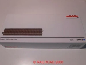 Märklin 24188 - 10 x gerade C-Gleise 188 mm, NEU+OVP - Bild 1 von 1