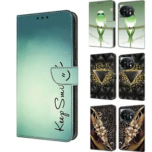 Dollar Flower Printed Wallet Phone Case for OnePlus 10 11 Pro 10T Nord CE 3 ACE - Picture 1 of 28