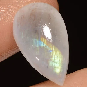 Pietra preziosa sciolta cabochon pietra di luna arcobaleno naturale 13 ct 22 x 12 x 5 mm GC-36467 - Foto 1 di 2