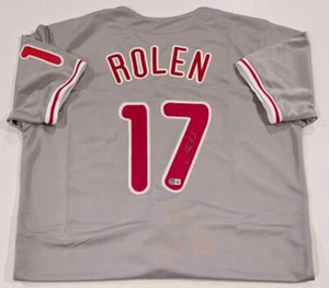 Scott Rolen Signed Auto Philadelphia Phillies Baseball Jersey Beckett Witness - Picture 1 of 3
