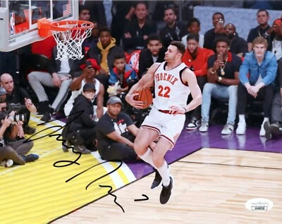 LARRY NANCE JR. Foto 8x10 Auténtica Firmada a Mano "SLAM Dunk contest" (certificado de autenticidad jsa) Foto 1 de 2