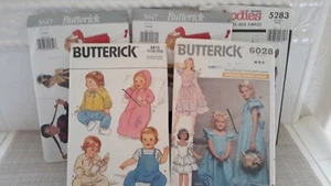 Lot of 5  Kids  Butterick Vintage to Modern Sewing Patterns CUT  - Picture 1 of 3