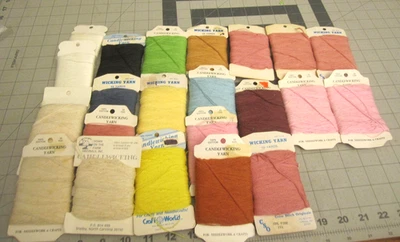 Vintage Candlewicking Embroidery Thread Lot of 20 + Mixed Lot Various Colors - Image 1 of 4