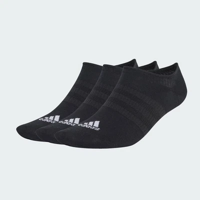 adidas Performance AU Unisex Thin And Light No-Show Socks 3 Pairs - image 1 of 4