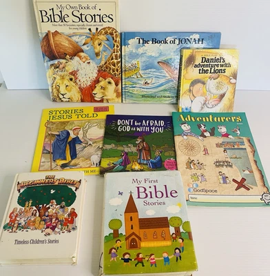 Childrens Kids Religious Book Bundle x8 Jesus Religion God Bulk Lot - Free Post - Image 1 of 4