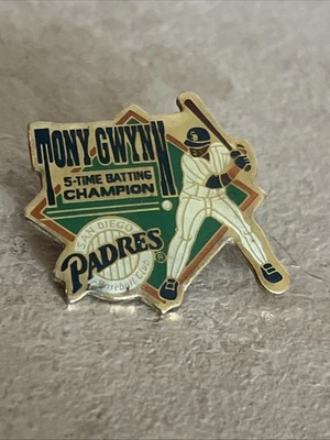 Vintage Tony Gwynn 1996 san diego padres batting champion MLB Pin - Image 1 of 2