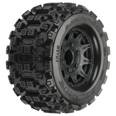 Pro-Line Racing Badlands MX28 2.8 MTD Raid Black 6x30 F/R PRO1012510 RC Tire - Image 1 of 4