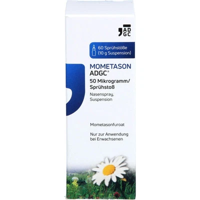 ZENTIVA PHARMA GMBH MOMETASON ADGC 50 μg/Sprühstoß Nasenspray 10 g PZN17440275