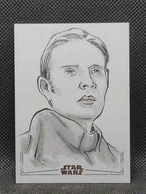 2024 Topps Star Wars Galaxy - Director Krennic - 1/1 Silver Foil Sketch Card - Image 1 of 2