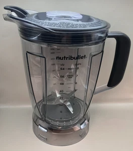 Frullatore Nutribullet NBC-12A ricambio 64 oz coperchio brocca 8 tazze e lama - Foto 1 di 9