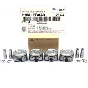 ⭐OEM⭐ 4 pcs Piston Set for 13-20 Elantra Veloster Forte Koup Soul 1.6 Turbo - Picture 1 of 6