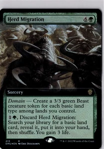 Herd Migration (Extended Art) FOIL (Dominaria United #413) | Near Mint or Better - Picture 1 of 2