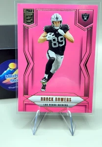 2025 Donruss Elite🏈 Brock Bowers #13😎 Pink Parallel Raiders🏴‍☠️ - Picture 1 of 2