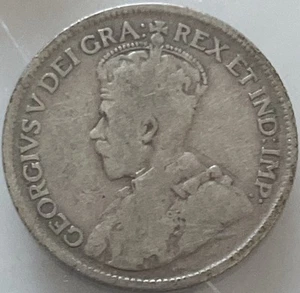 1936 Canada 25C Silver (Dot) - Picture 1 of 5