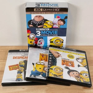 Despicable Me 1β3 4K UHD Blu-ray Movie Collection β Steve Carell Minions Free π¦ - Picture 1 of 12