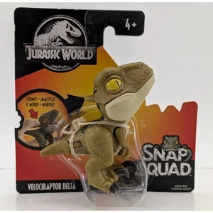 Jurassic World Snap Squad Velociraptor Delta 2019 Carded - Picture 1 of 7