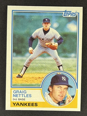 Graig Nettles 1983 Topps #635 New York Yankees - Image 1 of 2