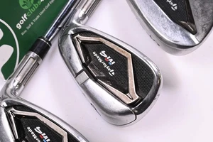 Taylormade M4 Irons / 7-PW+SW / Regular Flex KBS MAX 85 Shafts - Picture 1 of 7