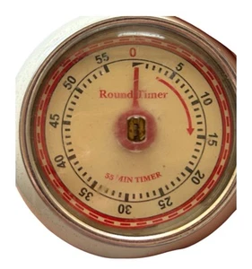 Dulton Co. Ltd. Retro Mechanical 55-Minute Round Timer - Picture 1 of 7
