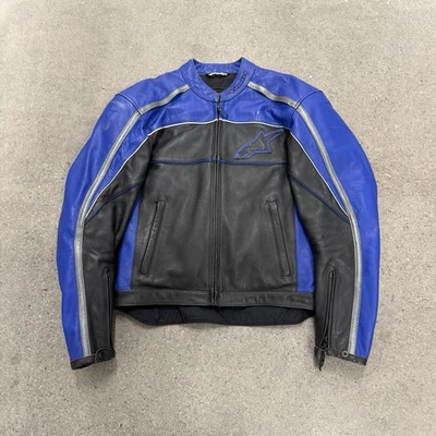 Motocross Vintage Alpine Stars Cuero Y2K Talla Mediana Foto 1 de 4