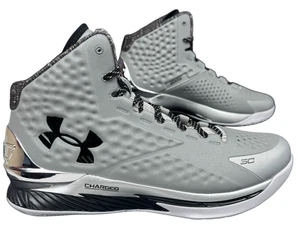 Under Armour Curry Size 15 Gray 1 RFLCT The Inventor Basketball Sneakers Shoes - Picture 1 of 7