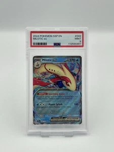 Tarjeta Pokémon Surging Sparks Milotic Ex #42 PSA 9 graduada - Imagen 1 de 3