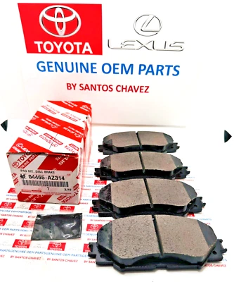 Juego de pastillas de freno delanteras deportivas Toyota RAV4 2006-2012 base limitada pieza original OEM Foto 1 de 4