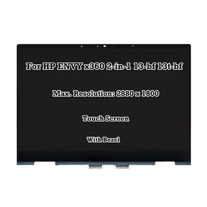 OLED LCD Touch Screen Display+Bezel ATNA33AA01-002 For HP ENVY x360 13-BF 13T-BF - Picture 1 of 4