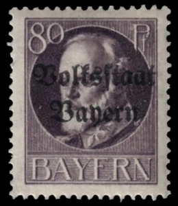 BAVARIA 149 - King Ludwig III "Volksstaat Bayern" (pa70400)  - Picture 1 of 1