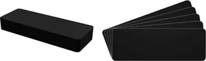 (30) 7" Record Shelf Index Divider Cards - 3" x 8-1/2" - Black HEAVY DUTY 40mil - Imagen 1 de 2