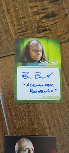 2022 RITTENHOUSE STAR TREK INSCRIPTIONS AUTO BRIAN BONSALL ALEXANDER ROZHENKO - Picture 1 of 1
