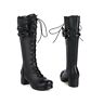Details about   Sweet Women Lolita Pompom Block Low Heel Bowknot Knee High Boots Cosplay 34/43