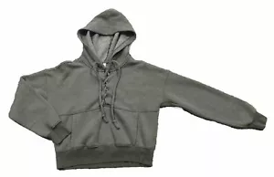 Sudadera con capucha Free People Movement verde con cordones talla X - Imagen 1 de 3