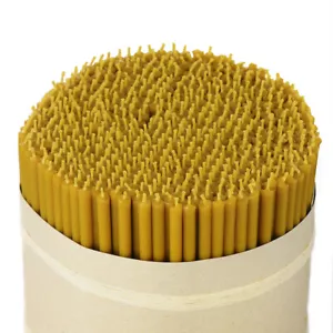 1950 g about 500 ps. Bees wax natural candles 6.3" high Quality for home church - Picture 1 of 1