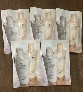 Vintage Avon Advance Techniques Shampoo & Conditioner Travel Samples 5 Packs - Picture 1 of 3