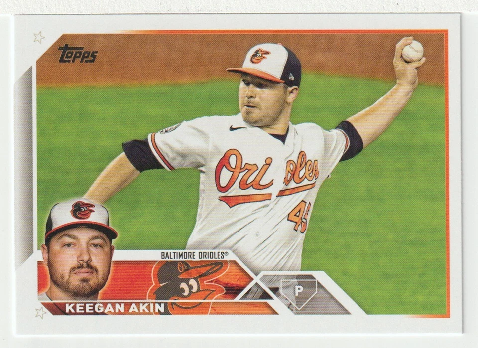 Keegan Akin - Baltimore Orioles (Baseball Card) 2023 Topps # 617 Mint - Image 1 of 1