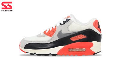 Nike Air Max 90 первоклассный сетки инфракрасный 2015 (724882-100) класса школы размер 5Y-7Y - Изображение 1 из 4