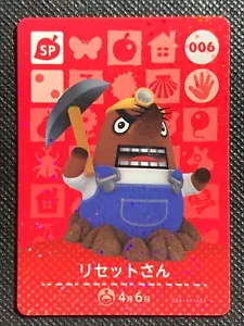 Mr. Resetti 006 amiibo Animal Crossing Series 1 Japanese Card Game NINTENDO - Picture 1 of 14