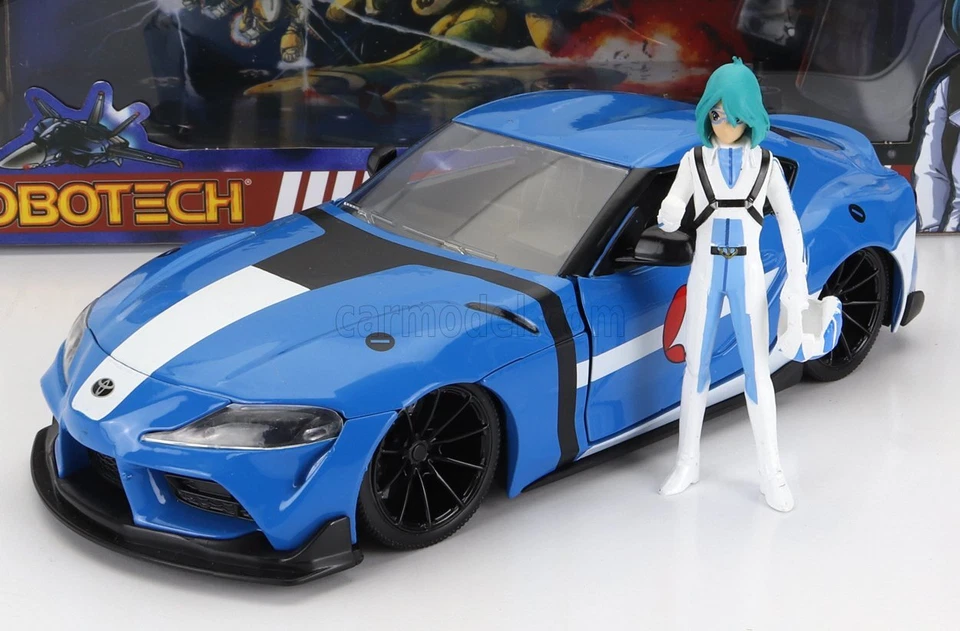 1/24 JADA - TOYOTA - SUPRA WITH MAX STERLING FIGURE ROBOTECH 2020 253255051-3367 - Immagine 1 di 1