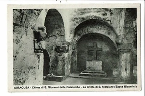 CPA-Carte Postale -Italie- Siracusa- Chiesa di S. Giovanni delle Catacombe Cript - Picture 1 of 2