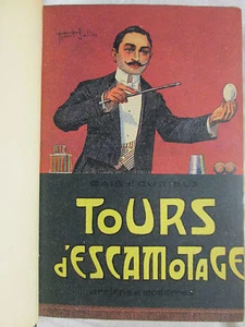 MAGIE - LES GAIS ET CURIEUX TOURS D'ESCAMOTAGE, CARTES, 1928/30/38. 3 ouvrages - Picture 1 of 12