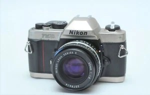Nikon FM 10 Film Camera W/50mm 1.8 Pancake Lens - Picture 1 of 3