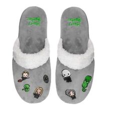 Mens Womens Harry Potter Dark Arts Kawaii Slippers Grey