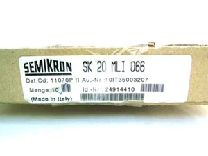 Box of 10 - SK20MLI066 Semikron Power Module IGBT 30A 600V SK 20 MLI 066 - Italy - Picture 1 of 2