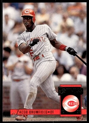 1994 Donruss Baseball Card Jacob Brumfield Cincinnati Reds #473 - Image 1 of 2