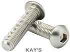 Button Head Screws Allen Key Socket Dome Bolt A2 Stainless Steel M3 M4 M5 M6 M8