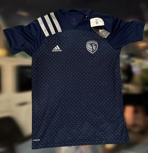 SPORTING KANSAS CITY MLS 2013 AWAY FOOTBALL SHIRT JERSEY ADIDAS M - Picture 1 of 3